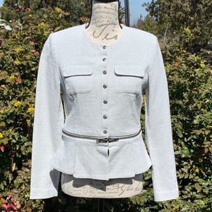 Cabi Fitted, Flattering Zipline blazer